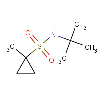 669008-25-7 1-METHYL-CYCLOPROPANESULFONIC ACID TERT-BUTYLAMIDE chemical structure