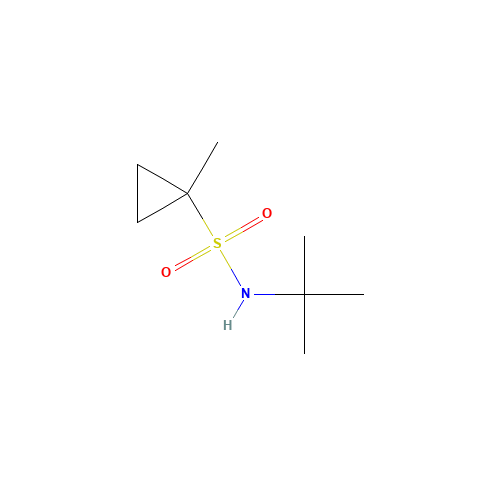 669008-25-7 1-METHYL-CYCLOPROPANESULFONIC ACID TERT-BUTYLAMIDE chemical structure