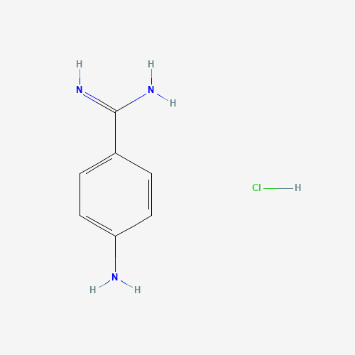 7761-72-0 4-AMINOBENZAMIDINE HYDROCHLORIDE chemical structure