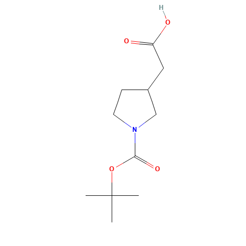 175526-97-3 N-BOC-3-PYRROLIDINEACETIC ACID chemical structure