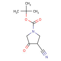 175463-32-8 1-Boc-3-cyano-4-oxopyrrolidine chemical structure