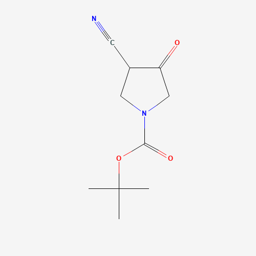 175463-32-8 1-Boc-3-cyano-4-oxopyrrolidine chemical structure