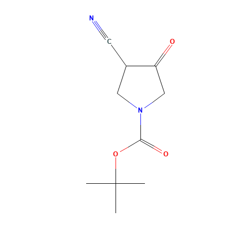 175463-32-8 1-Boc-3-cyano-4-oxopyrrolidine chemical structure