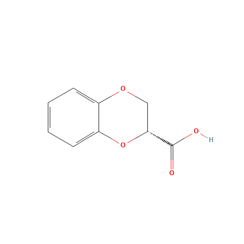 70918-53-5 (R)-1,4-Benzodioxane-2-carboxylic acid chemical structure