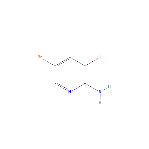 381233-96-1 2-AMINO-5-BROMO-3-IODOPYRIDINE chemical structure