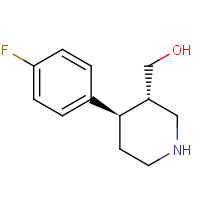 125224-43-3 (3S,4R)-(-)-4-(4'-FLUOROPHENYL)3-HYDROXYMETHYL)-PIPERIDINE chemical structure