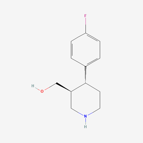125224-43-3 (3S,4R)-(-)-4-(4'-FLUOROPHENYL)3-HYDROXYMETHYL)-PIPERIDINE chemical structure