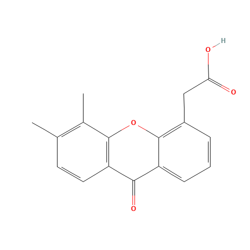 117570-53-3 5,6-Dimethylxantheonone-4-acetic acid chemical structure