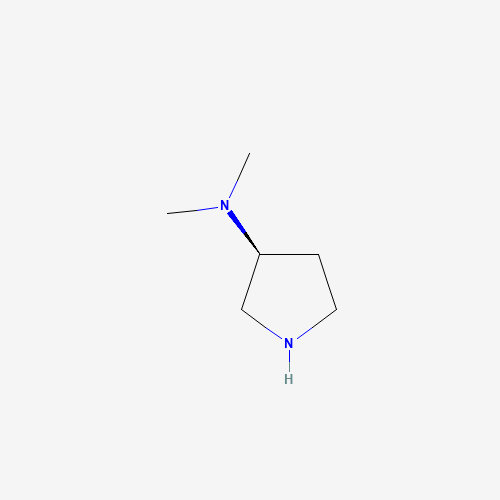 132883-44-4 (3S)-(-)-3-(DIMETHYLAMINO)PYRROLIDINE chemical structure