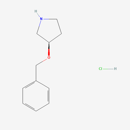 927819-90-7 (R)-3-BENZYLOXY-PYRROLIDINE HYDROCHLORIDE chemical structure