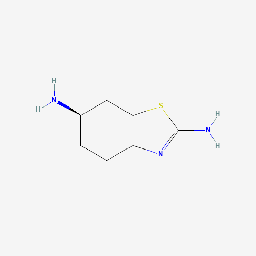 106092-11-9 (+)-(6R)-2,6-Diamino-4,5,6,7-tetrahydrobenzothiazole chemical structure