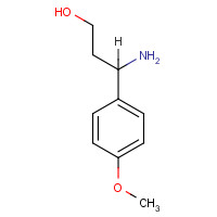 68208-24-2 3-AMINO-3-(P-METHOXYPHENYL)-1-PROPANOL chemical structure
