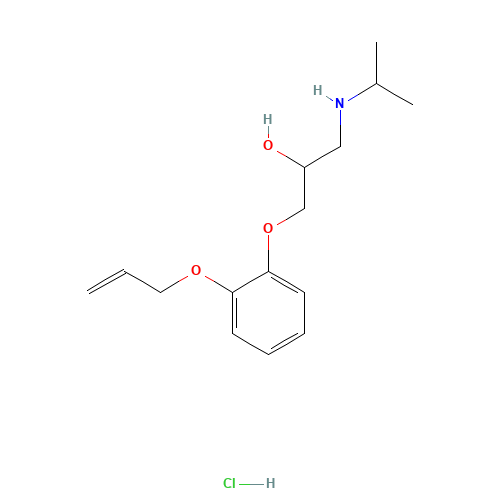 6452-73-9 OXPRENOLOL HYDROCHLORIDE chemical structure