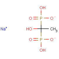 7414-83-7 (1-Hydroxyethane-1,1-diyl)diphosphonic acid disodium salt chemical structure