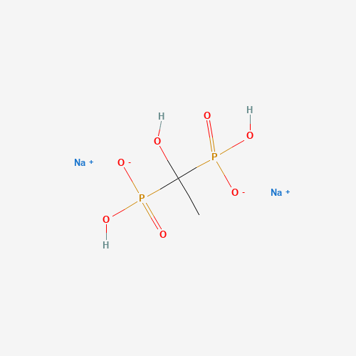 7414-83-7 (1-Hydroxyethane-1,1-diyl)diphosphonic acid disodium salt chemical structure