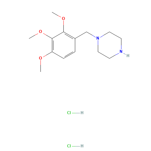 13171-25-0 Trimetazidine dihydrochloride chemical structure