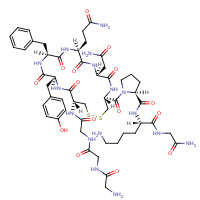 14636-12-5 N-(N-(N-Glycylglycyl)glycyl)-8-L-lysinevasopressin chemical structure