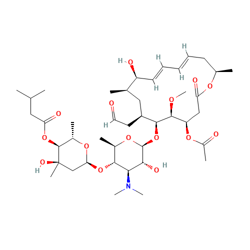 16846-24-5 JOSAMYCIN chemical structure