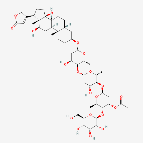 17575-22-3 LANATOSIDE C chemical structure