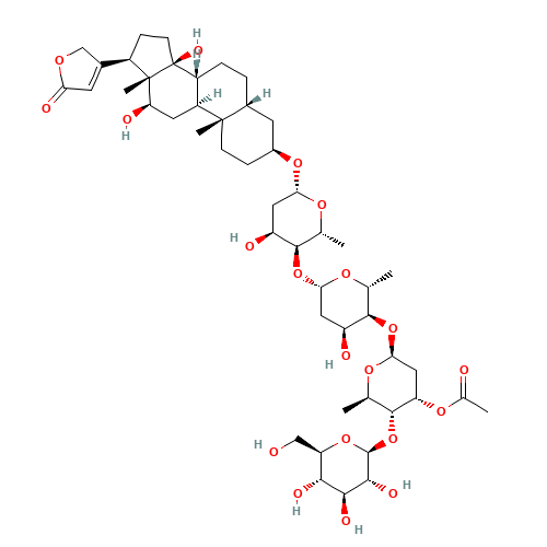 17575-22-3 LANATOSIDE C chemical structure