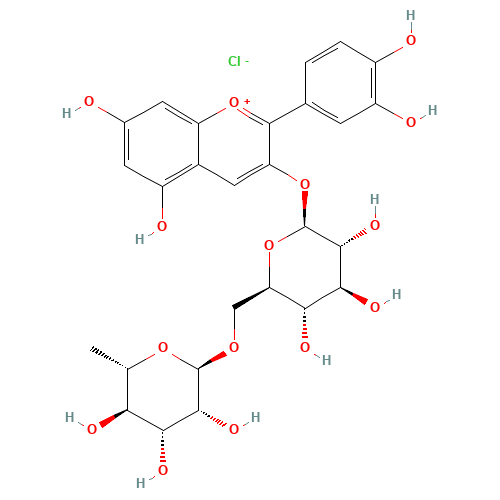 18719-76-1 KERACYANIN CHLORIDE chemical structure