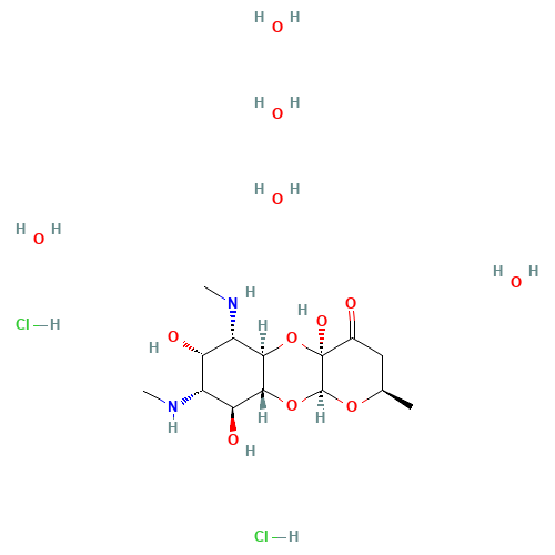 22189-32-8 Spectinomycin dihydrochloride pentahydrate chemical structure