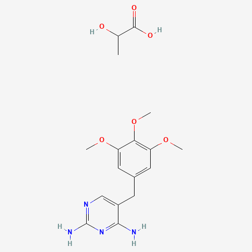 23256-42-0 Trimethoprim lactate salt chemical structure