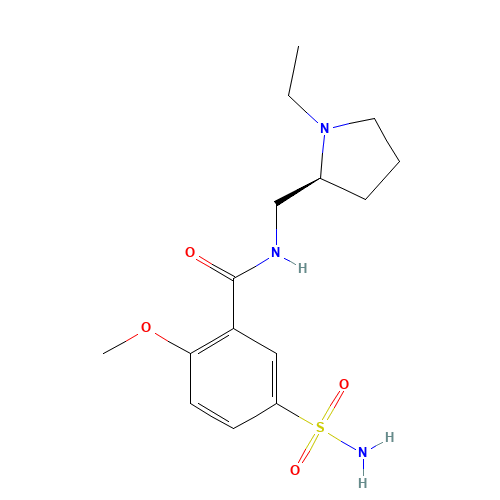 23672-07-3 Levosulpiride chemical structure