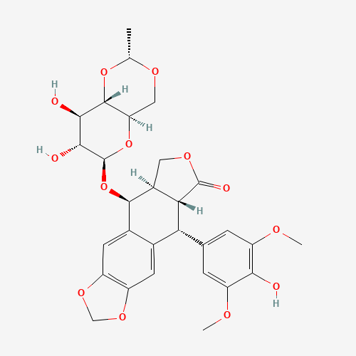 33419-42-0 EtoposideETOPOSIDE</NOBR><br>CAS:33419-42-0<BR>MES-012 chemical structure