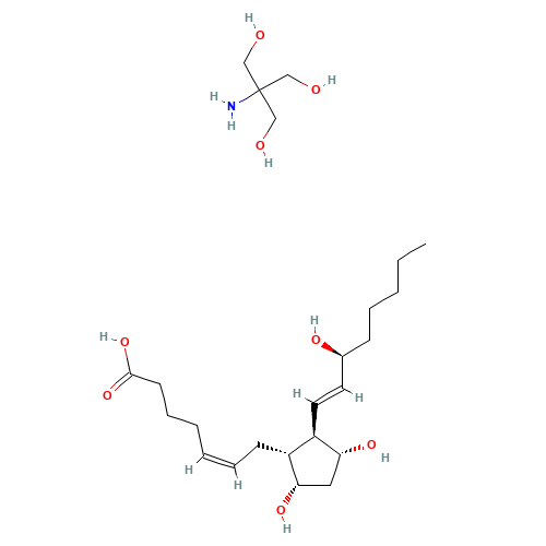 38562-01-5 Prostaglandin F2a tris salt chemical structure