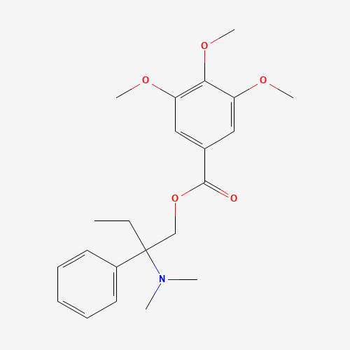 39133-31-8 3,4,5-Trimethoxybenzoic acid 2-(dimethylamino)-2-phenylbutyl ester chemical structure