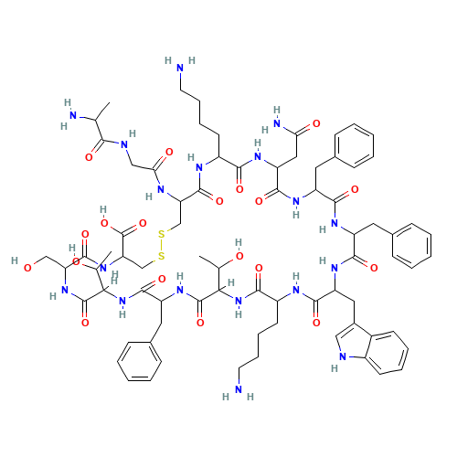 51110-01-1 Somatostatin chemical structure