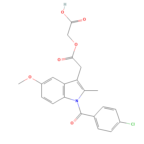 53164-05-9 Acemetacin chemical structure
