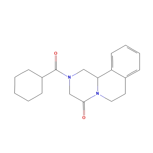 55268-74-1 Praziquantel chemical structure