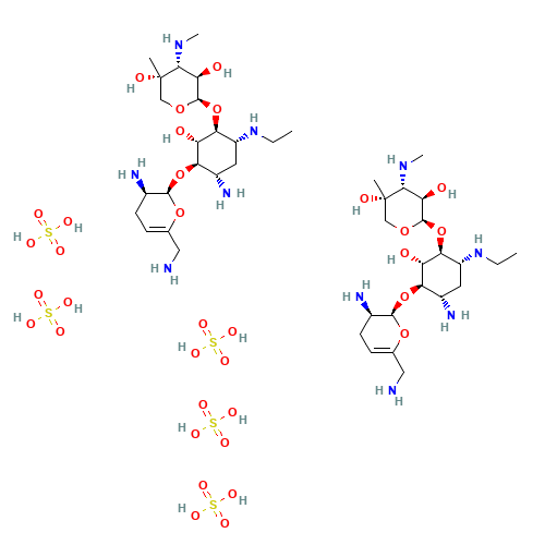 56391-57-2 Netilmicin sulfate chemical structure