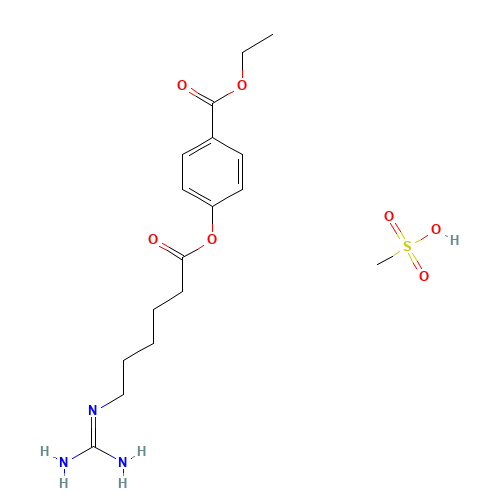 56974-61-9 Gabexate mesylate chemical structure