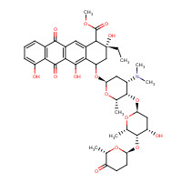 57576-44-0 Aclarubicin chemical structure