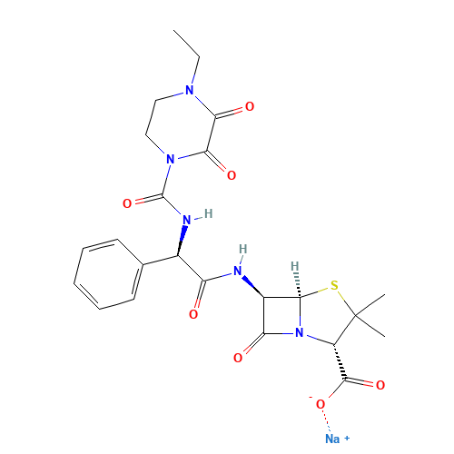 59703-84-3 Piperacillin sodium salt chemical structure