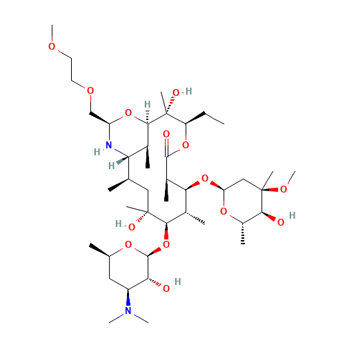 62013-04-1 Dirithromycin chemical structure