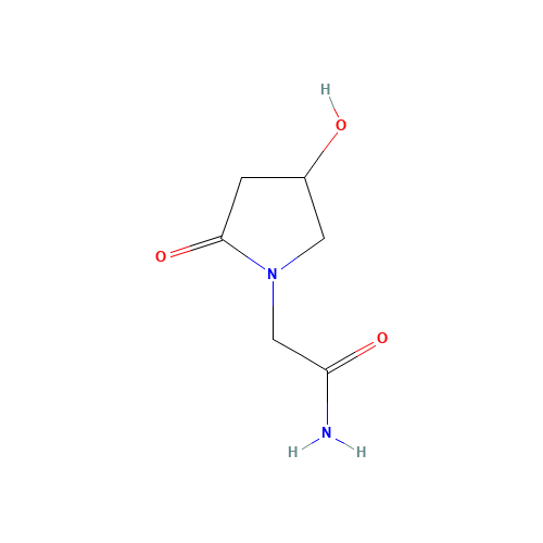 62613-82-5 4-Hydroxy-2-oxopyrrolidine-N-acetamide chemical structure