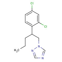 66246-88-6 1-[2-(2,4-Dichlorophenyl)-n-pentyl]-1H-1,2,4-triazole chemical structure