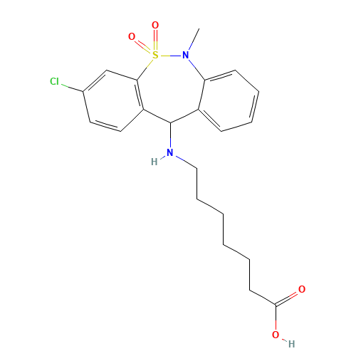 66981-73-5 Tianeptine chemical structure