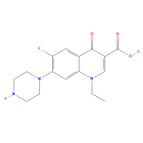 70458-96-7 Norfloxacin chemical structure