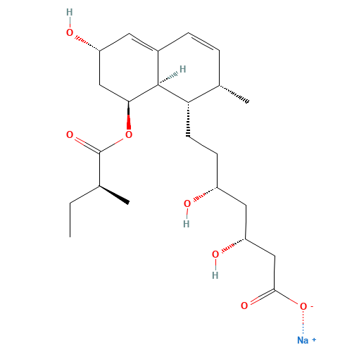 81131-70-6 Pravastatin sodium chemical structure