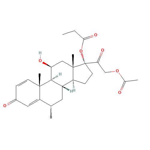 86401-95-8 Methylprednisolone aceponate chemical structure