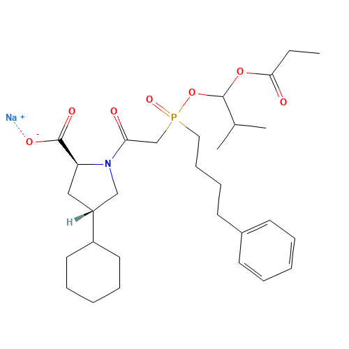 88889-14-9 Fosinopril sodium chemical structure