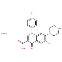 91296-87-6 Sarafloxacin hydrochloride chemical structure