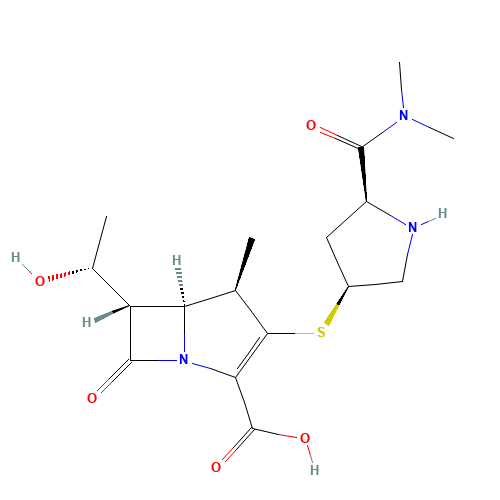 96036-03-2 Meropenem chemical structure
