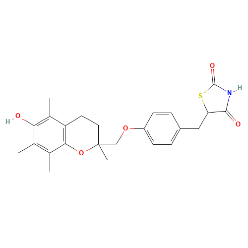 97322-87-7 Troglitazone chemical structure