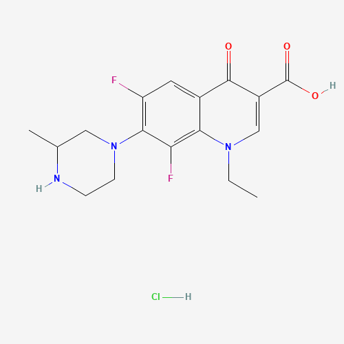 98079-52-8 Lomefloxacin hydrochloride chemical structure